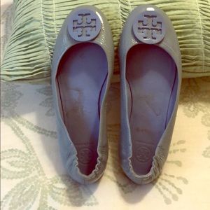 Baby blue ballerina flats